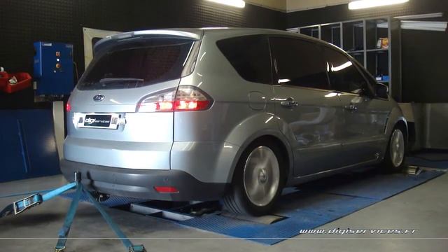 * Reprogrammation Moteur * Ford Smax tdci 140cv @ 181cv Dyno Digiservices Paris смотреть онлайн