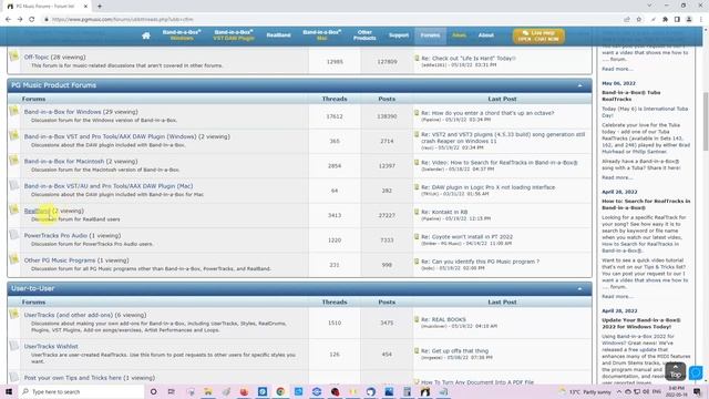 PG Music Inc.: Forum Account Login and How to Post смотреть онлайн