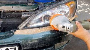 Полировка фар Nissan Primera p11 144 2001года