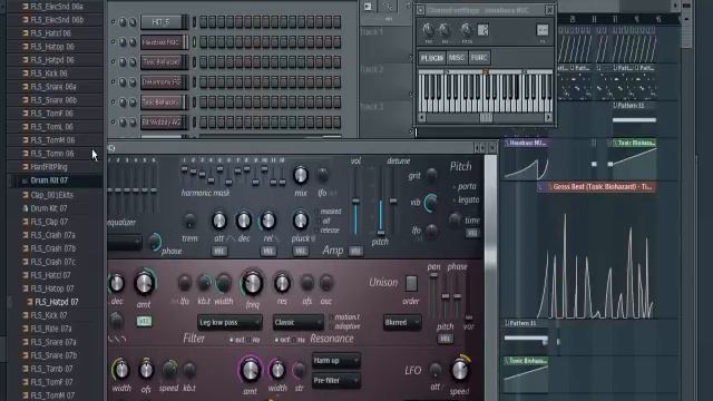 FL Studio 10 test run - Drum N Bass riffs (With .MP3 and .FLP) смотреть онлайн