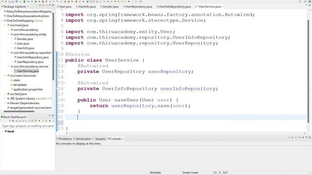 Spring Boot: OneToOne Mapping in Spring Data JPA Example in Telugu || Thiru Academy смотреть онлайн