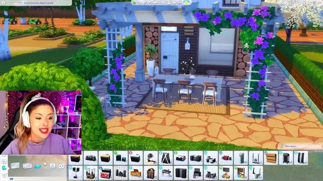 Can I Build A GOOD House Out Of This Staircase Shell?? Sims 4 House Building Challenge