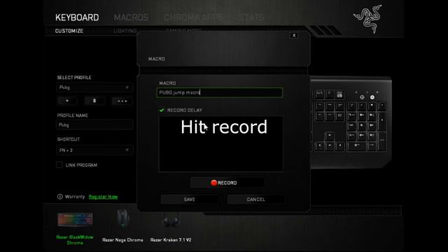PUBG crouch jump macro with Razer Synapse смотреть онлайн