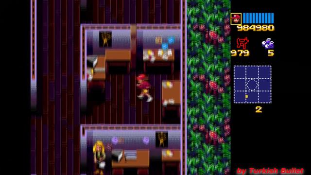 Zombies Ate My Neighbors (Sega Genesis) - (Credit Level - Monsters Among Us)