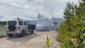 Тренировка по блокированию авто ОМОН и СОБР