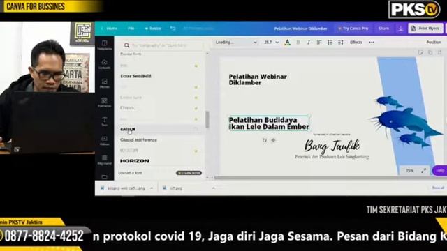 Tutorial Canva: Desain Sertifikat