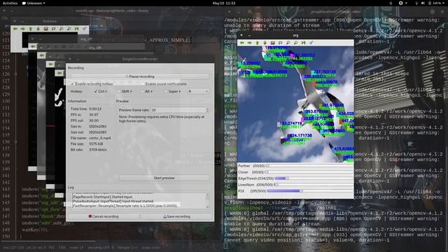 OpenCV contours moments смотреть онлайн