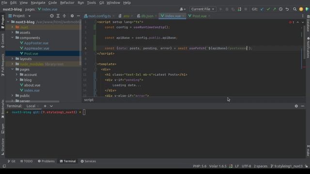 22 Nuxt 3 Tutorial - Data Fetching Handling Loading and Error Stats смотреть онлайн
