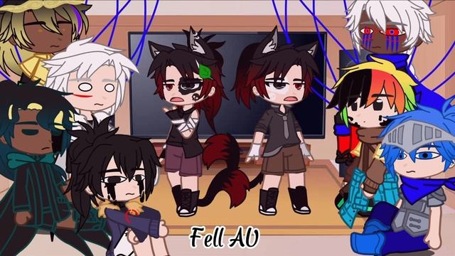 Sans aus react to my Ocs AUs смотреть онлайн