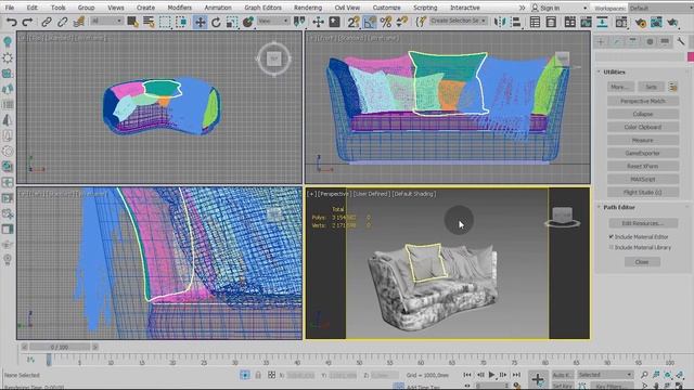 Как создать Прокси объект - Corona Proxy (оптимизация сцены). 3ds Max уроки смотреть онлайн