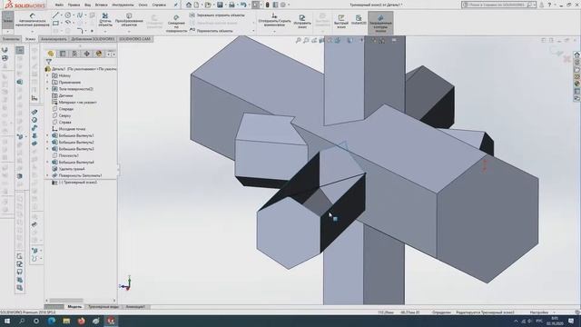 Кнопки SolidWorks #10 Заполнить поверхность смотреть онлайн