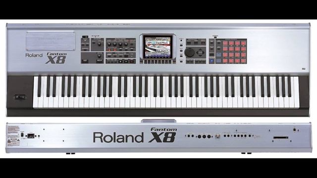 Roland Fantom X8 demonstration of sounds and sequences смотреть онлайн