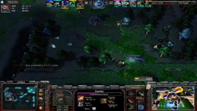 GONDAR DOTA 1 HARD CARRY, MAS FARM QUE UN ALCHE? | REPLAY RGC