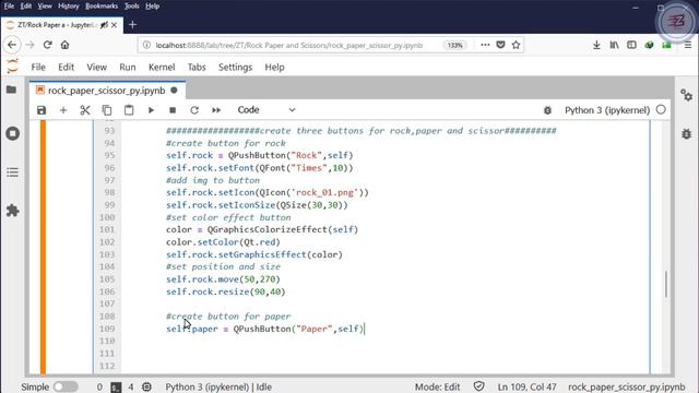 Python Rock, Paper and Scissor Game with source code смотреть онлайн