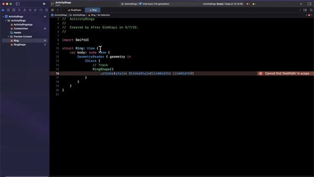 Build Activity Rings in SwiftUI (2022) – iOS смотреть онлайн