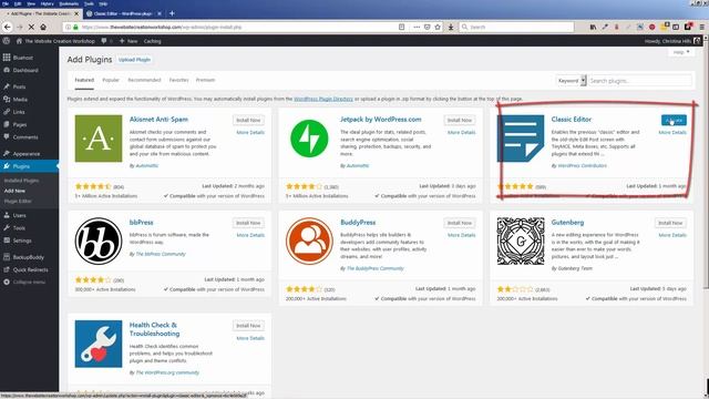 How to Install the Classic Editor for WordPress смотреть онлайн
