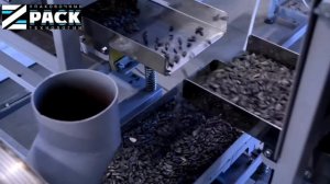 Автоматическая линия жарки, фасовки и упаковки семян подсолнуха, тыквы ALGUS