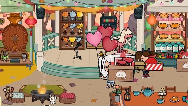 Все красные вещи, в Toca Boca