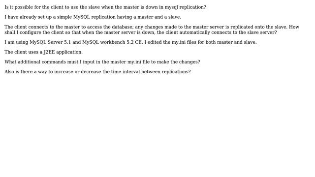 DevOps & SysAdmins: Client to use the slave when the master is down in MySQL replication смотреть онлайн