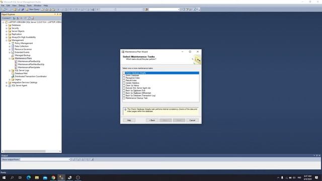 Membuat Task Scheduled Maintenance Plan Pada SQL Server 2014 смотреть онлайн