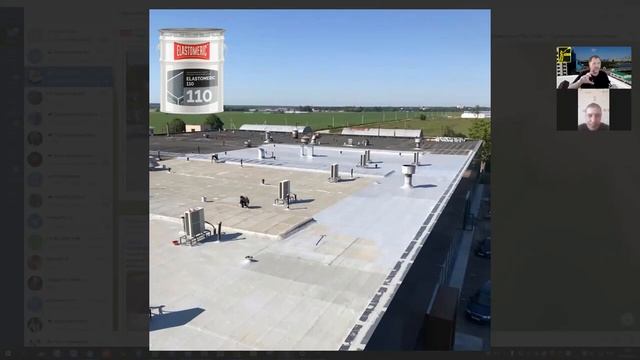 Ремонт рулонной наплавляемой кровли жидкими гидроизоляционными материалами Эластомерик Системс смотреть онлайн