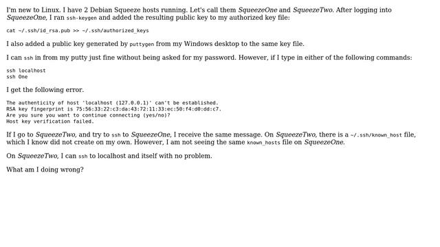 Unix & Linux: Cannot SSH to localhost - host key verification failed (2 Solutions!!) смотреть онлайн