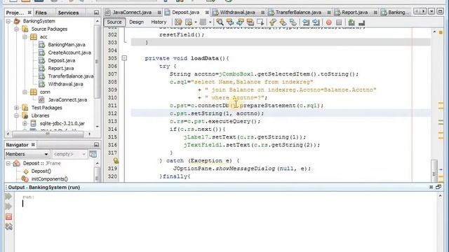 Banking System Java Tutorial Part 8 | Running the Program смотреть онлайн