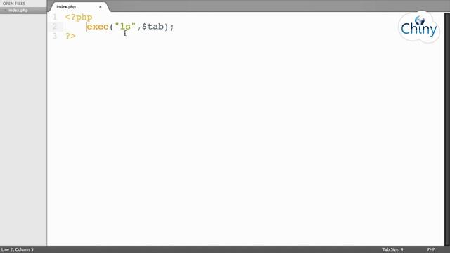 Short video - Scan de dossiers et exécution de commandes système en PHP смотреть онлайн