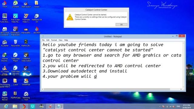 Catalyst control center cannot be started fixed смотреть онлайн