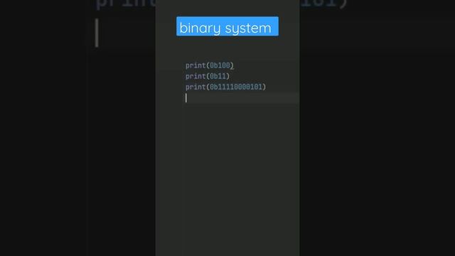binary system in python just in 20 second #binary #python #programming смотреть онлайн