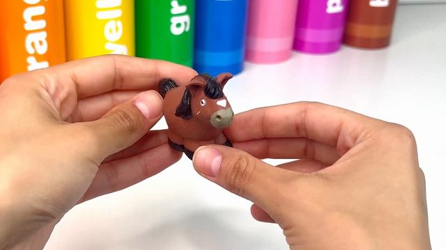 Best Learn Number Shapes And Color With Rainbow Cups, Puzzle And Crayons| Best Learn For Toddlers