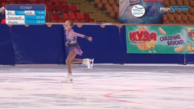 Любовь РУБЦОВА (2009) 06.12.2019, ПП, 2-СП Первенство Первый снег смотреть онлайн