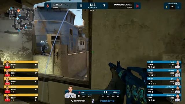 ASTRALIS VS BAD NEWS EAGLES - MIRAGE (MD1)(EN) - ELISA MASTER ESPOO 2022 смотреть онлайн