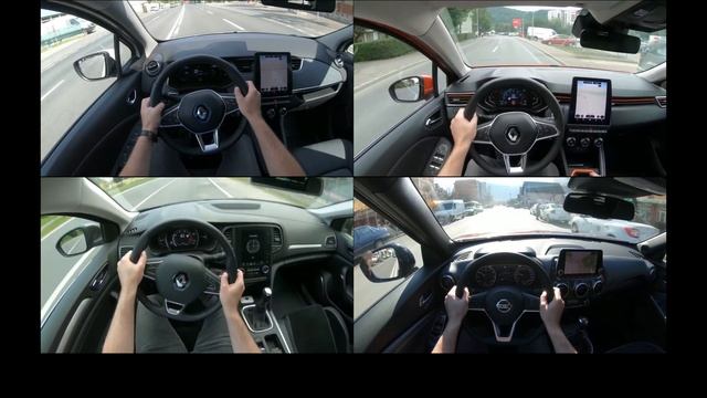 Renault ZOE INTENS 2020, CLIO 5 2020, MEGANE 2019, Nissan JUKE 2020 POV Driving смотреть онлайн