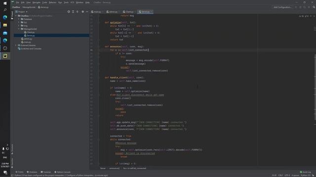 Chat box Python смотреть онлайн