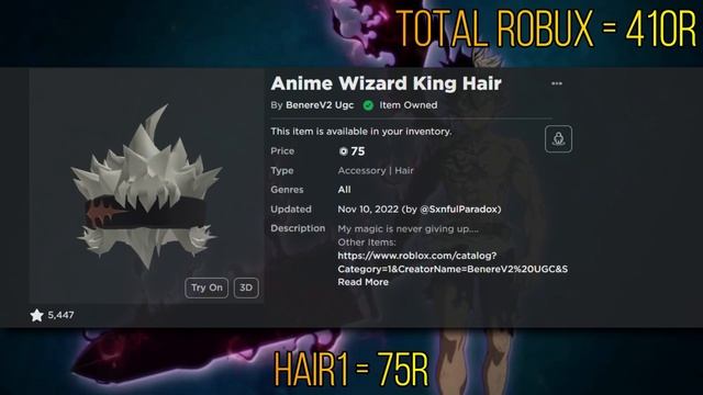 ROBLOX AVATAR: Asta Half-Demon(Black Clover) | How to make it смотреть онлайн