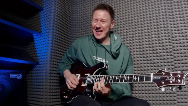 Пример звука гитары PRS SE HOLLOWBODY STD FIRE RED