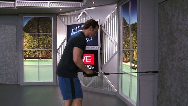 Two Arm Triceps Kickback With Resistance Bands