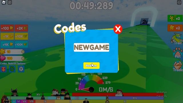 Roblox Speed Race Clicker New Codes September 2022 смотреть онлайн