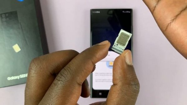 How To Insert / Remove SIM Card in Samsung Galaxy S23, S23+ and S23 Ultra (DUAL SIM)