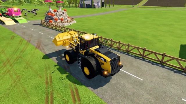 TRANSPORTING FIRE DEPARTMENT & AUDI FIRE, AMBULANCE, LOADER BACKHOE, with MAN TRUCKS! FS 22 смотреть онлайн