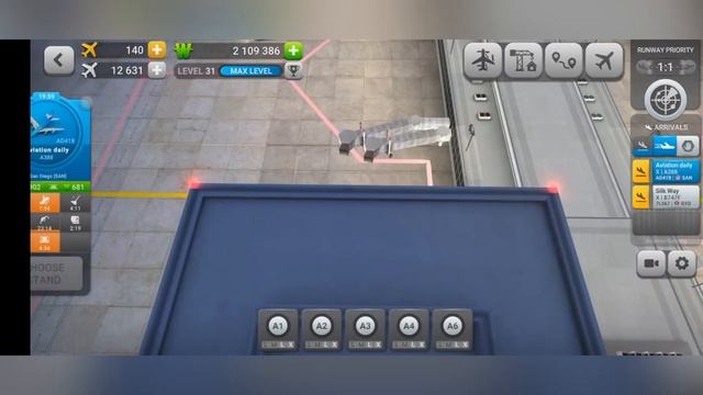 Rush Hour At Dulles Washington Airport..