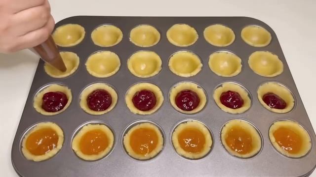 PASTRY BISCUITS very soft with a creamy heart melt in your mouth! Easy recipe смотреть онлайн
