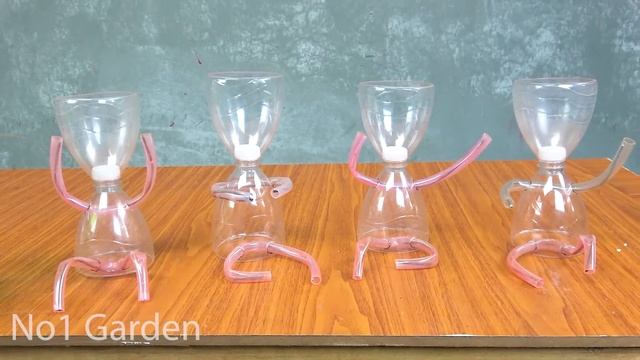 Recycling Plastic Bottles into Great Flower Pots, Plant Pots for The Table смотреть онлайн