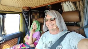 Путешествие на самодельном автодоме. Жара +55, застучал двигатель.