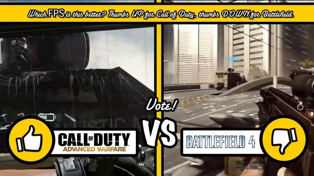 Call of Duty vs Battlefield смотреть онлайн