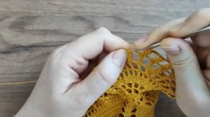 ДЕНЕЖНАЯ САЛФЕТКА или Золотой Лотос. Подробный МК часть 3 для начинающих.  Crocheted money napkin.