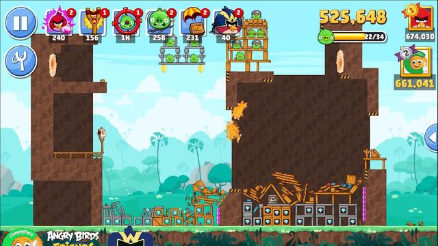 Angry Birds Friends Tournament 1185 Level 6 NO Power UP Walkthrough смотреть онлайн