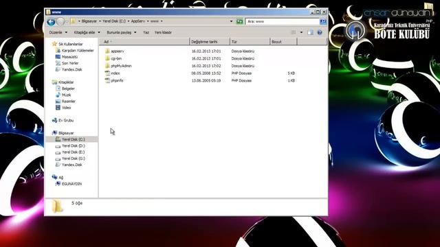 Localhost Kurulumu ve Php Dosyalarının oluşturulması ve Çalıştırılması смотреть онлайн