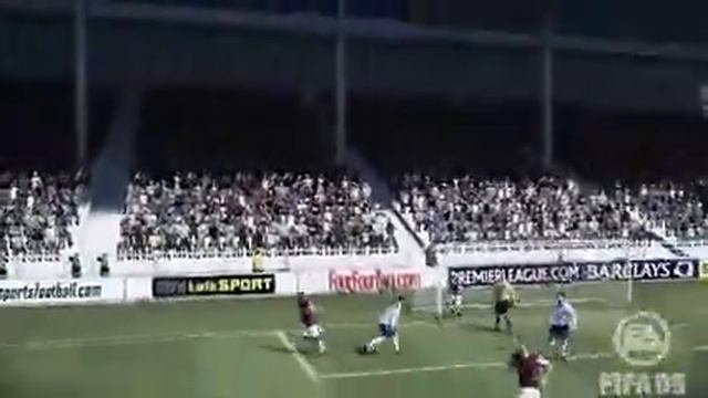 Fifa 09 Berbatov Back Heel Goal смотреть онлайн